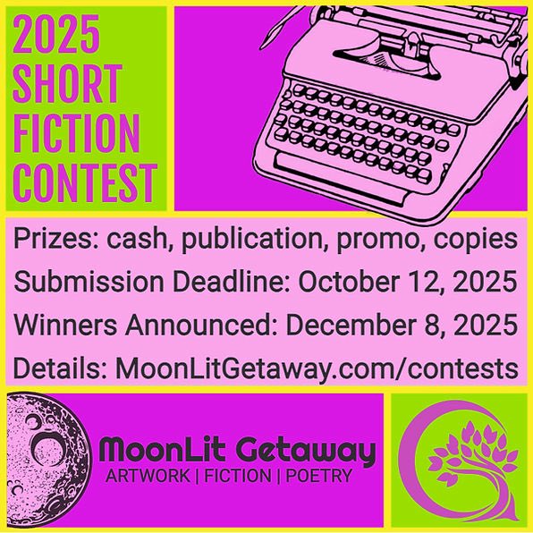 Time is running out! Submit to <a href="/MGLiterary/">MoonLit Getaway</a>’s Short Fiction Contest before midnight (MT) on October 12, 2025 or spend the rest of your life asking, “What if?”

#WritingCommunity #AmWriting #WriterSky #WritingContest