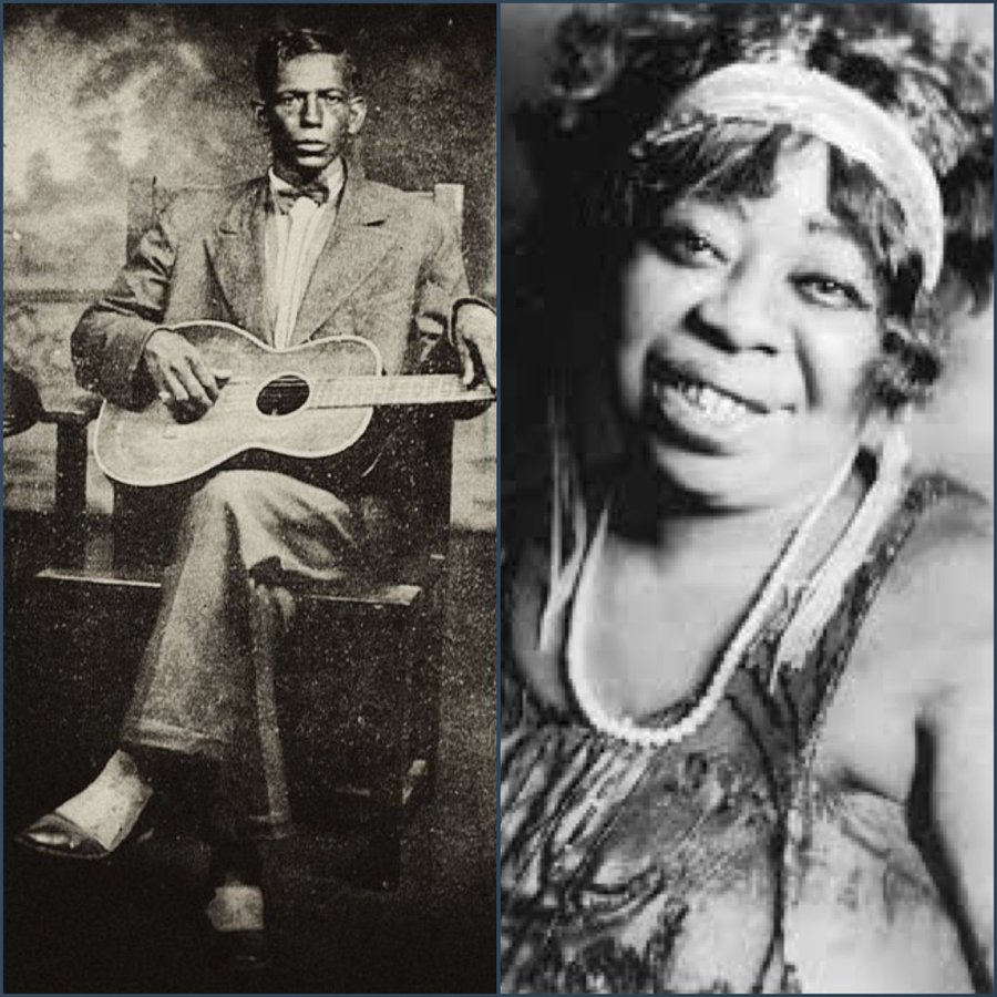 Charley Patton believed to be the prototypical early bluesman but he had to wait until 1929 and then had, in common with Ma Rainey, the misfortune to record for Paramount, a company whose inferior acoustic recording technique distances him from us today, making him sound like a