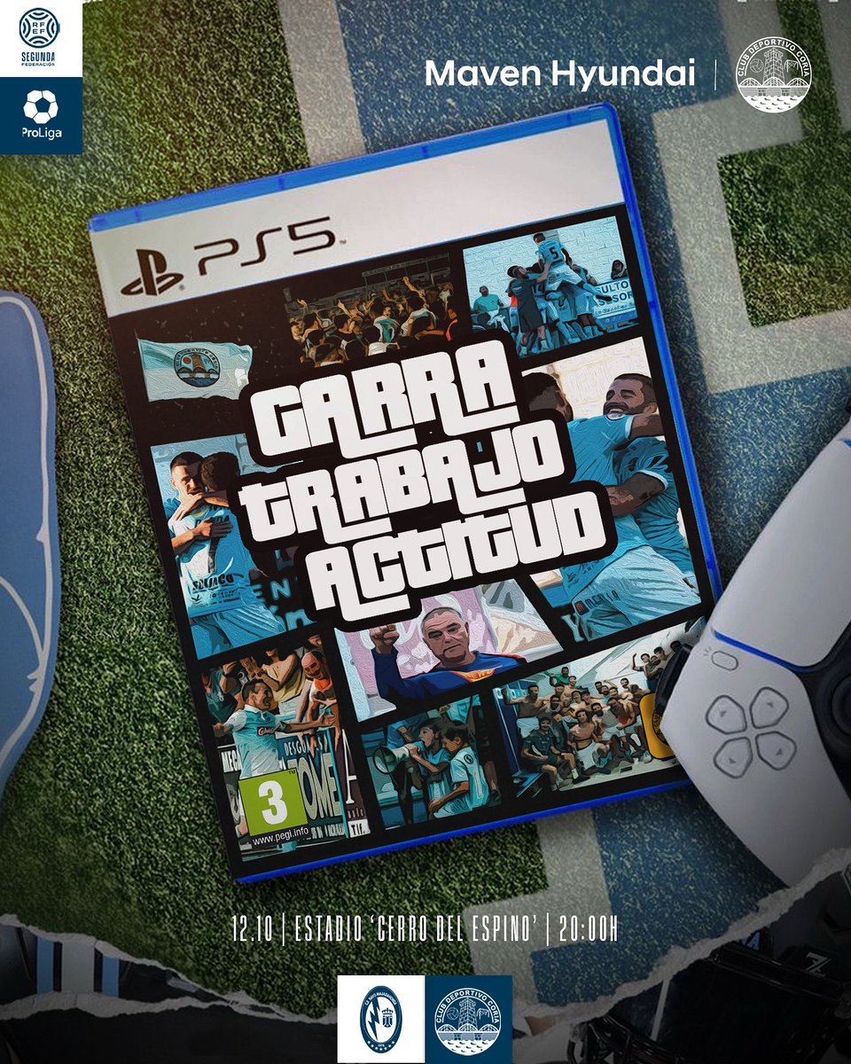 ¿Una partidita? 🩵

🆚 <a href="/RMajadahonda/">CF Rayo Majadahonda 🤍⚡️💙</a> 
🗓 Domingo 12/10/2025
🕛 20:00H.
🏟 Estadio 'Cerro del Espino'.
🟢 Jornada 6 | #SegundaRFEF Grupo V

📲 #MiCorazonLateCeleste #MajadahondaCoria