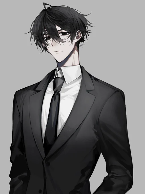 #見た人も無言で黒髪をあげる