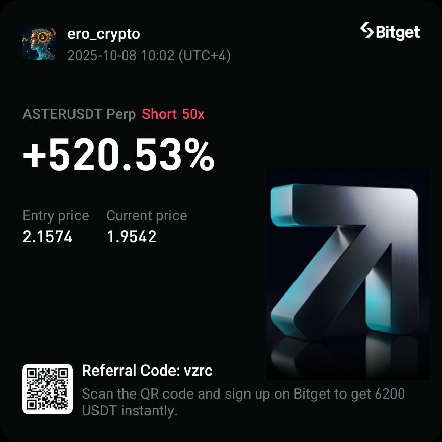 ero_crypto's tweet image. $ASTER/ @Aster_DEX  short trade

Even a #Binance  listing couldn’t break my pink box 😎

Closed 60% of my short at the green line and moved stop to 2.12

I don’t care if it pumps or dumps from here — I just prefer going risk-free as soon as possible. ✅