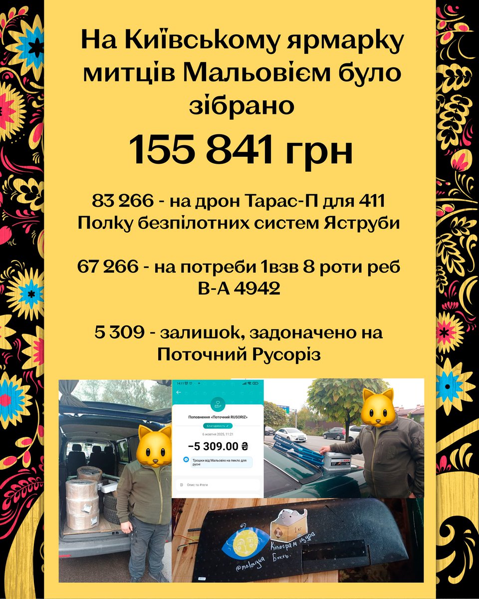 Звіт з останнього Київського ярмарку митців!

Загалом нам вдалося зібрати 155 814 грн. 
Всім причетним дуже вдячні за роботу!
Всім, хто відвідав ярмарок, вдячні і чекаємо в наступний раз!
Квитанції та фото звіт drive.google.com/drive/folders/…