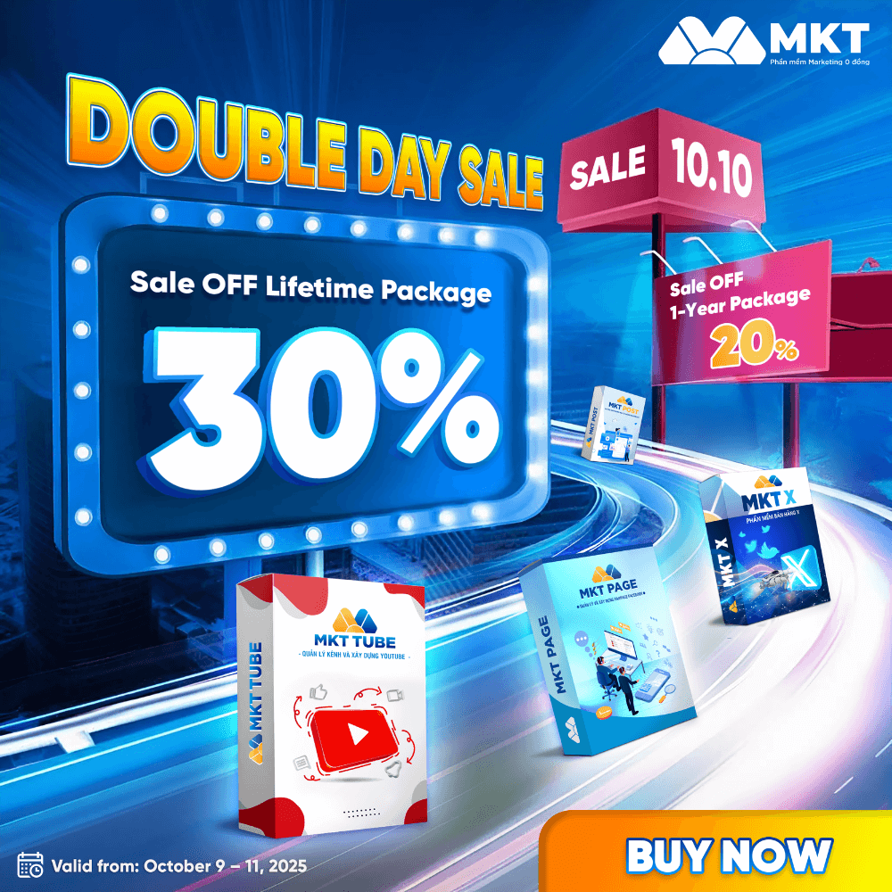 mktinsta_com's tweet photo. 🎉 DOUBLE DAY SALE – UNBEATABLE DEALS! 🎉

💥 HOT DEALS only for 3 DAYS: 9-11/10
🎯 Get 30% OFF when purchasing the LIFETIME PACKAGE
🎯 Get 20% OFF when purchasing the 1-YEAR PACKAGE

👉 Discover all our automation tools here:
https://t.co/oZpuL3W1Yp https://t.co/ou1LmEtXm3
