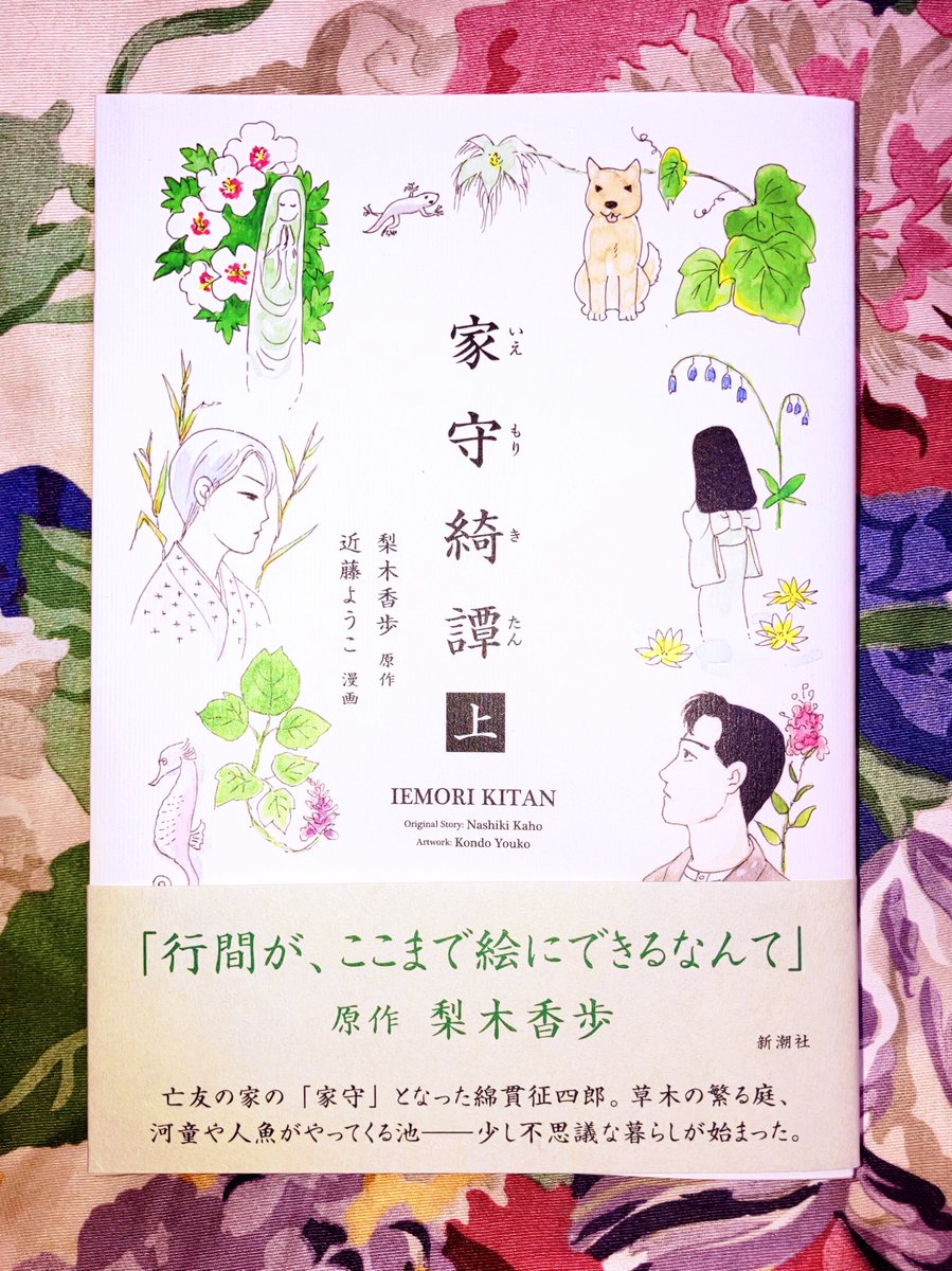 『家守綺譚』上・下巻
近藤ようこ/漫画 梨木香歩/原作
御恵投いただきました。ありがとうございます。新潮社『波』誌での連載中から楽しみに読んでいて、時間がゆっくり流れる感じにほっとしておりました。まとめて読めて嬉しいです。