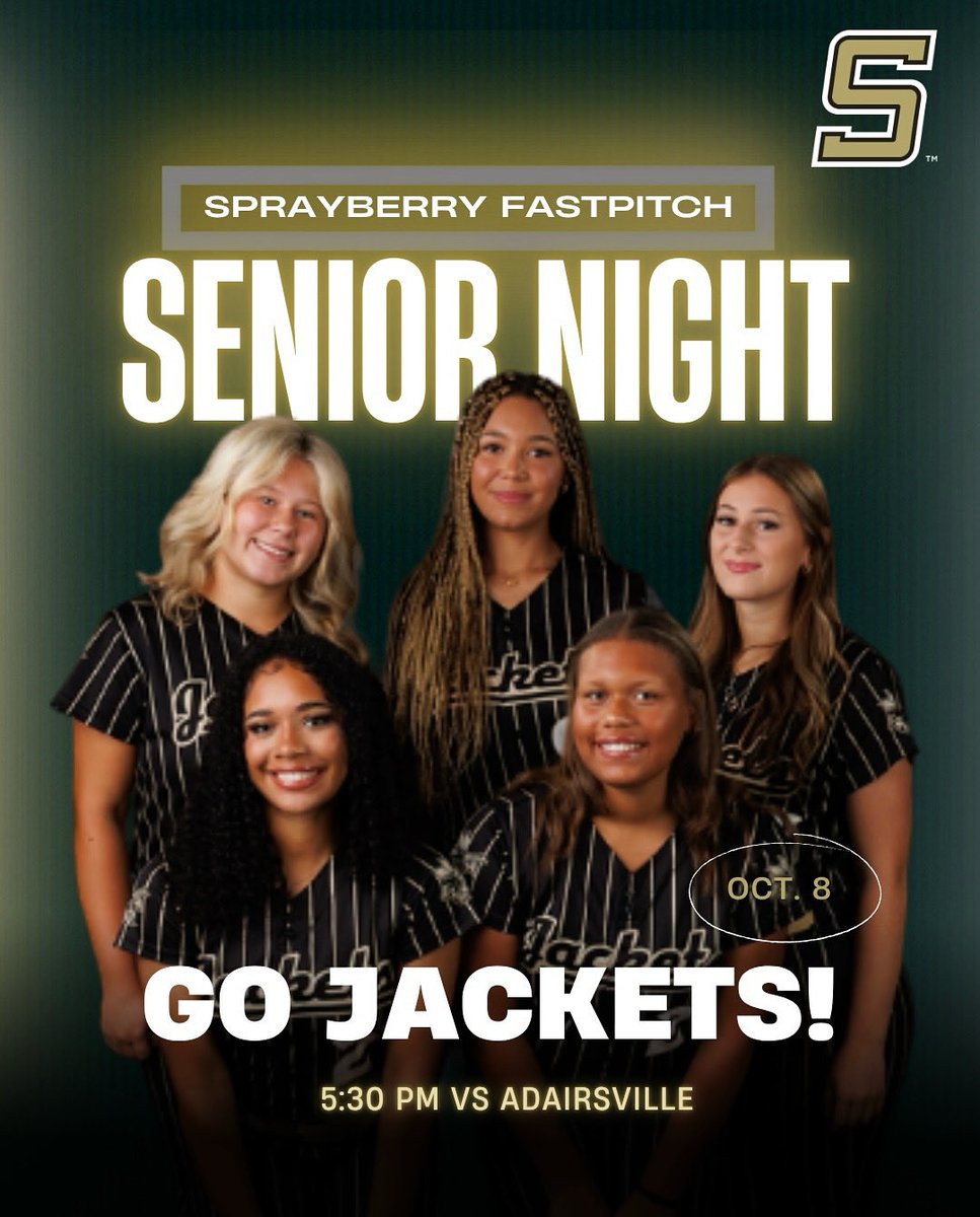 It’s Senior Night! Come out and support the seniors one last time as we face Adairsville in the last game of the season. Go Jackets! 💛🐝🖤