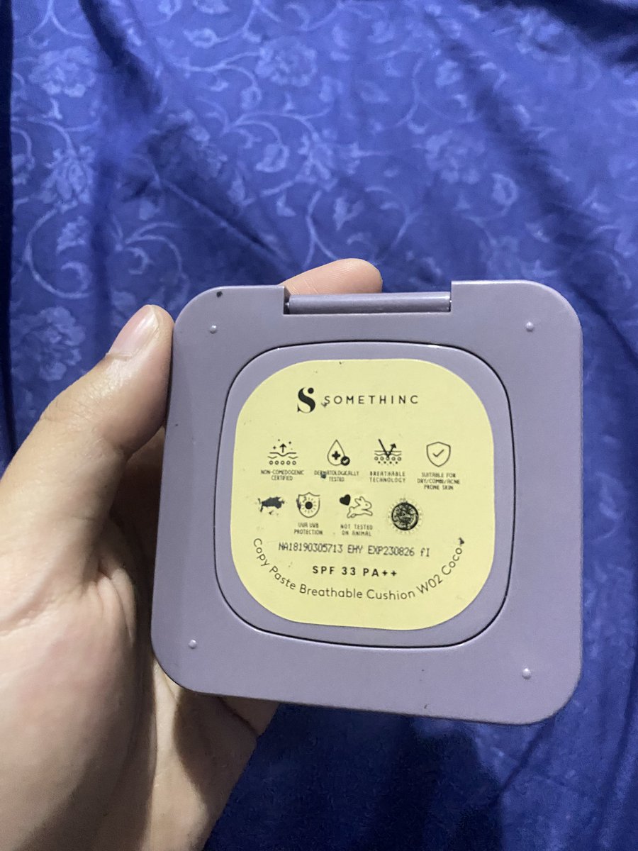 twntytwoseven's tweet photo. WTS PRELOVED MAKEUP
Somethinc Shade W02 Coco
Beli tanggal 4 Okt 
(Shade kegelapan di wajahkuuuu)
Kepake 3x
Jual 100k BOLEH NEGO, DM AJA💕
#somethinc #cushion #W02 #Coco #zonauang️️ #zonajajan https://t.co/SF6AbL20da
