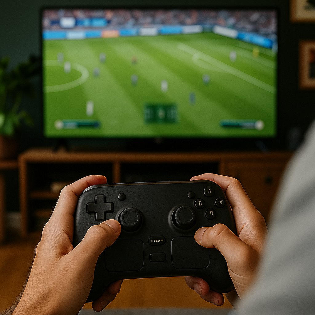 An interesting application for touchpads in footy games:  Swiping into a particular direction sends an off-ball player on a run in that exact direction. Problem is, only Valve is pushing for touchpads on controllers, so it wouldn't be worth it for a developer to implement that.