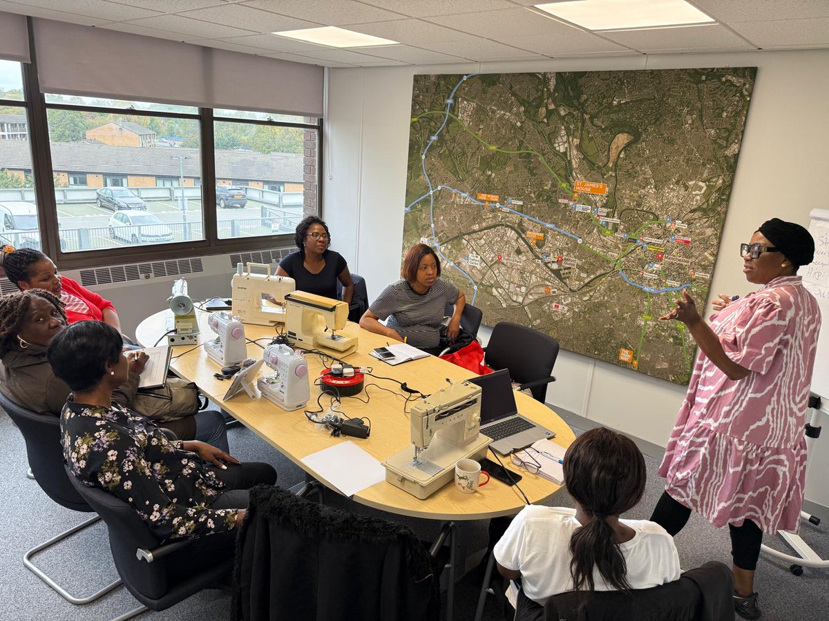 we are using sewing to empower women ,boosting their confidence and self-esteem