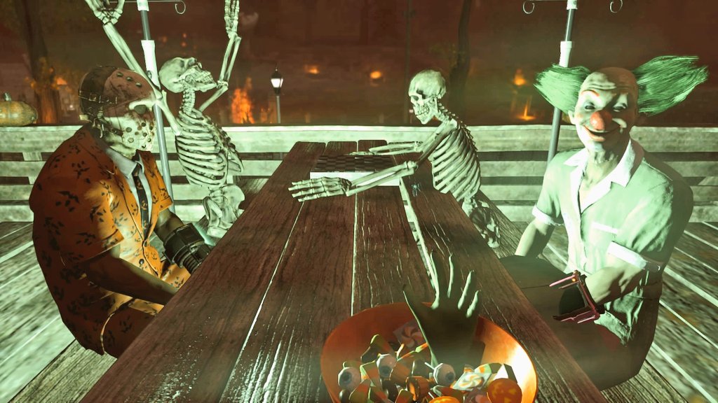 satouhitode1's tweet image. #Fallout76 #フォールアウト76
りんとハロウィンイベント！
飾りつけとか音楽とか、すごく🎃で楽しいのだけど未だに畑がどこかわからない😂