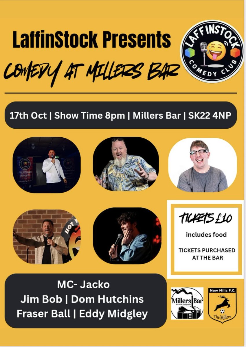 Event coming up at <a href="/BarMillers/">Millers Bar</a> 😂😂😂😂🍺🍺🍺🍺🍺💛💛💛⚽️⚽️⚽️⚽️