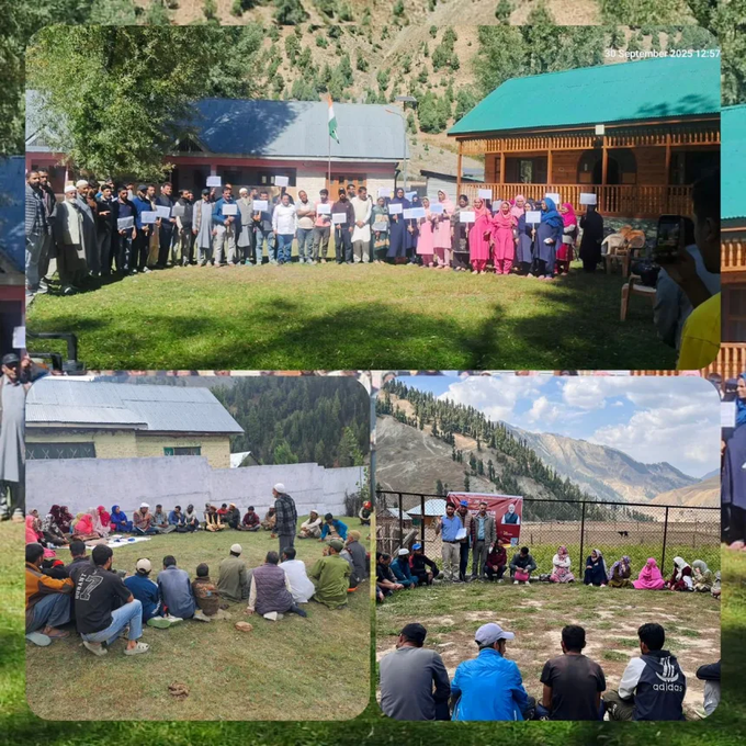 TalkJavid's tweet photo. In a groundbreaking move, District Bandipora has launched an extensive awareness drive under Adi Karmayogi Abhiyan.  Covering 31 villages across 6 blocks, the campaign focuses on empowering the ST community &amp; uplifting local populations.  
#Bandipora #AdiKarmayogiAbhiyan #JmuKmr https://t.co/HqiX50KSx5