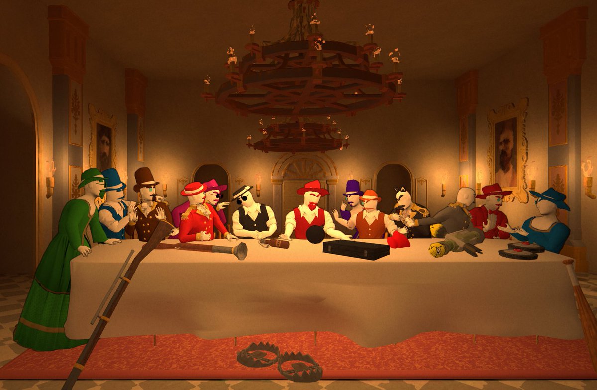 No bread was broken, only friendships. 🥖🎩

#gaming #indiegame #partybrawler #multiplayer