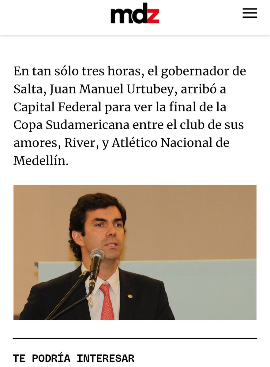 Ustedes son muy chicos pero hace un par de años atrás Juan Urtubey utilizaba el avión sanitario de la provincia para ir a ver partidos de River con los amigos. Con la tuya! 
Lo vas votar?
#Salta #Elecciones2025