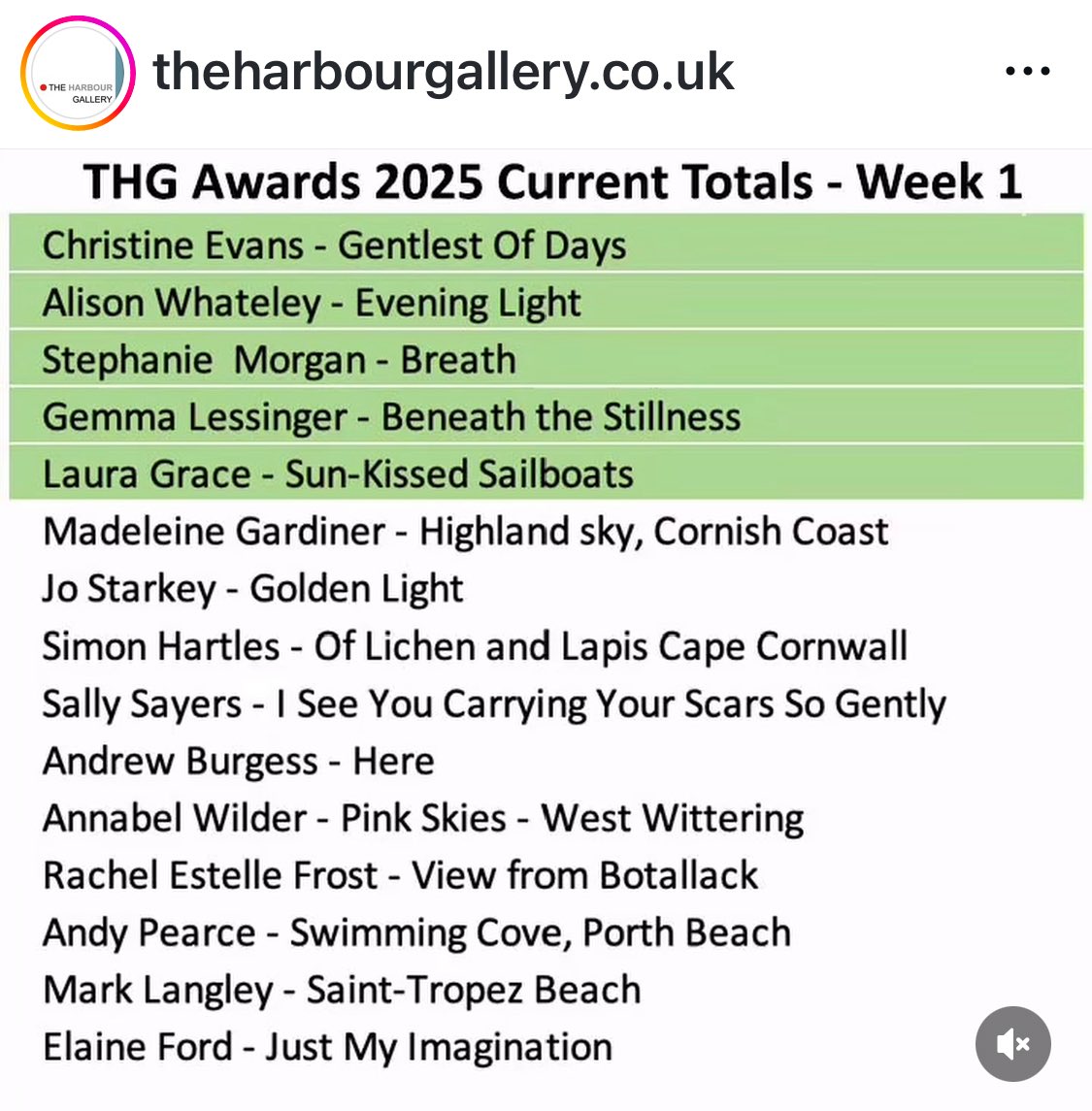 My painting ‘Of Lichen and Lapis, Cape Cornwall’ has made it to the last 15 of the Harbour Gallery Awards 2025. I need votes to sneak into the top 5, only 2wks to go.
Vote here please 🙏 ⬇️ 
theharbourgallery.co.uk/thg-awards-vot…