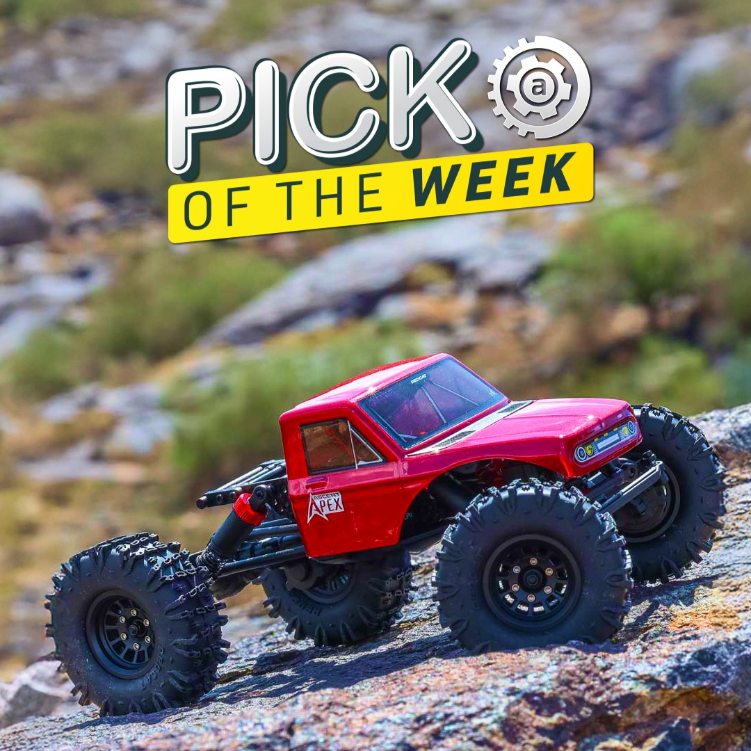 This week’s Pick of the Week: The one and only Redcat Ascent-18 Apex! With a carbon fiber chassis, high-steer portal axles, and a brushless powertrain, this crawler is engineered to tackle rocks, trails, and anything else you throw at it  #amainhobbies #pickoftheweek #apex18
