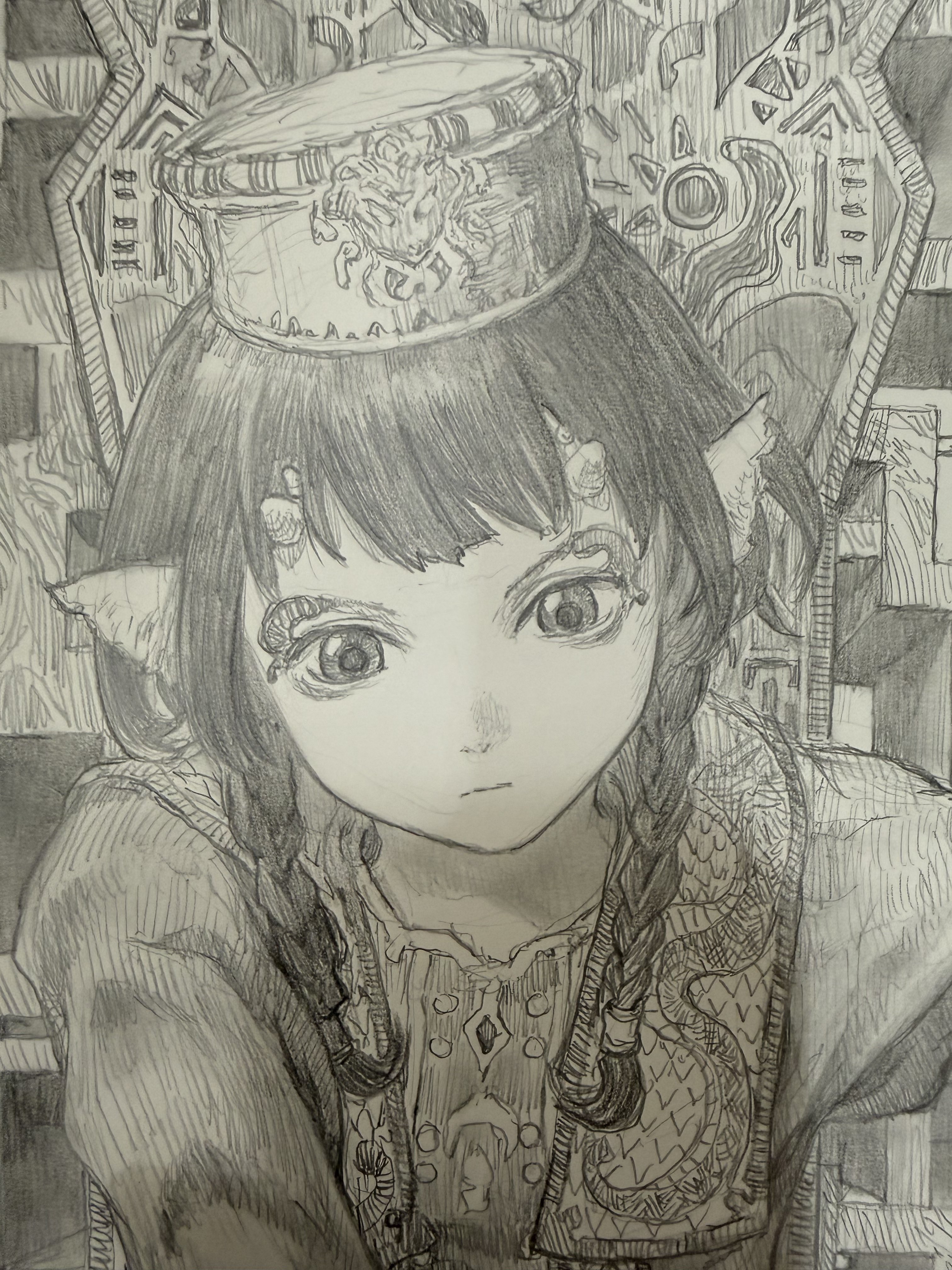 安倍吉俊　リューシカ・リューシカ　キャラ立ち部門受賞記念イラストペーパー 安倍吉俊 リューシカ・リューシカ キャラ立ち部門受賞記念