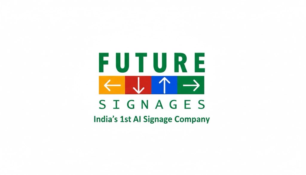 FutureSignages's tweet photo. Guiding directions with intelligence — Future Signages - India’s 1st AI Signage Company.

#FutureSignages #AISignage #SmartSignage #InnovationInSignage #MakeInIndia #AItechnology #DigitalSignage #SmartIndia #SignageRevolution #FutureReady #IntelligentSignage #TechDrivenDesign https://t.co/76W0jvJ2VF