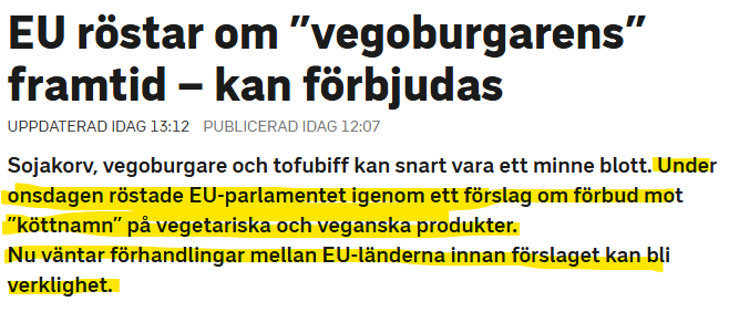 EU-byråkraterna fortsätter sitt viktiga arbete...