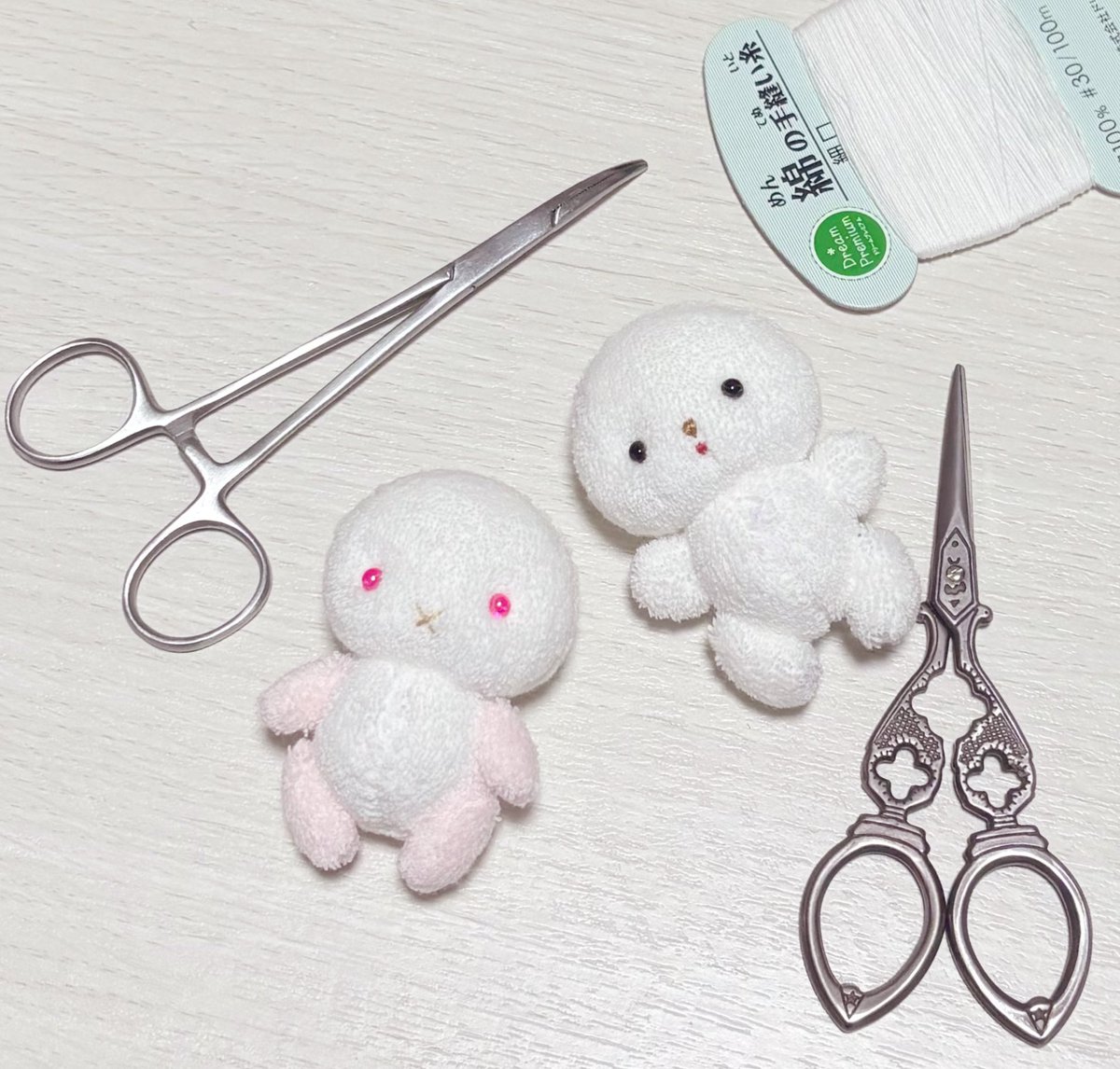 ぬいぐるみつくること、だいすき。
