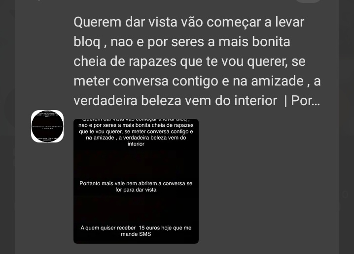 __dzaddy__'s tweet photo. depois do desabafo lança o "a quem quiser receber 15 euros hoje que me mande SMS" https://t.co/tUn9hHT6Sx