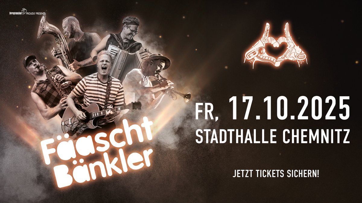 Ihr Name steht längst für Volks-Pop-Musik 4.0, für rasante, einmalige Genre-Mash-ups – und vor allem für randvolle, explodierende Tanzflächen: c3-chemnitz.de/veranstaltungs…