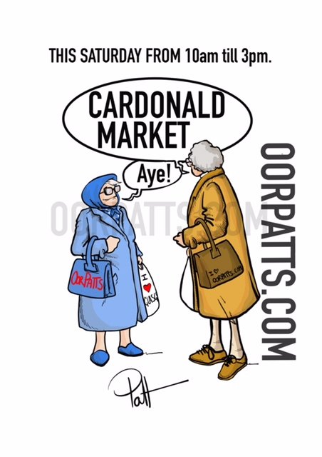 This Saturday, I will be at Cardonald Saturday  market. I'm  looking forward to trading here for the very first time. If you are nearby, pop in and say, "Hi!" 👋 #Cardonald #Market  #OorPatts 
OorPatts.com