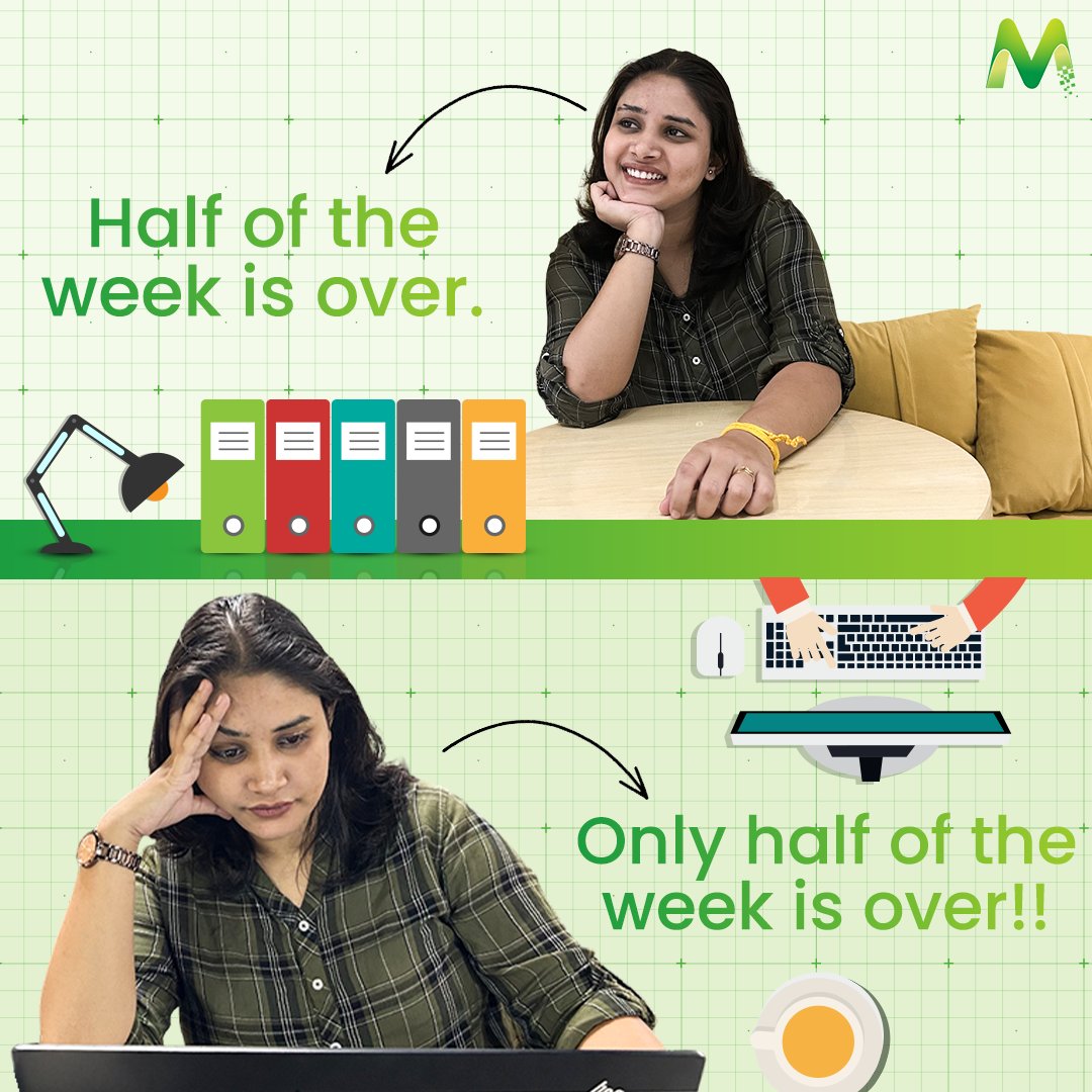 markup_digi's tweet image. Wednesday vibes got us smiling… ☺️ and sighing 😔
Balancing between ‘yay, we’re halfway!’ and ‘oh no, still halfway…

#MidWeekMood #WorkLifeVibes #Wednesday #CorporateLife #MidWeekStruggle #EmployeeMood #MarkupDigi