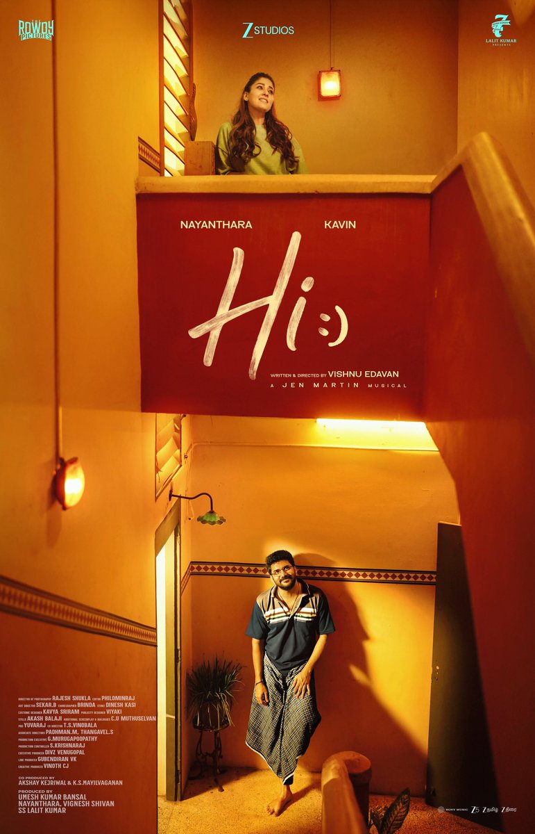 Lyricist_Vivek's tweet photo. Best best wishes to my dearest @VishnuEdavan1 for his debut film Hi :) .. Say Hi to this amazing talent who is already a brilliant lyricist !! Let success find you in everything you do brother. Best wishes again to you and team 🤗❤️ https://t.co/kPEwxbDwOO