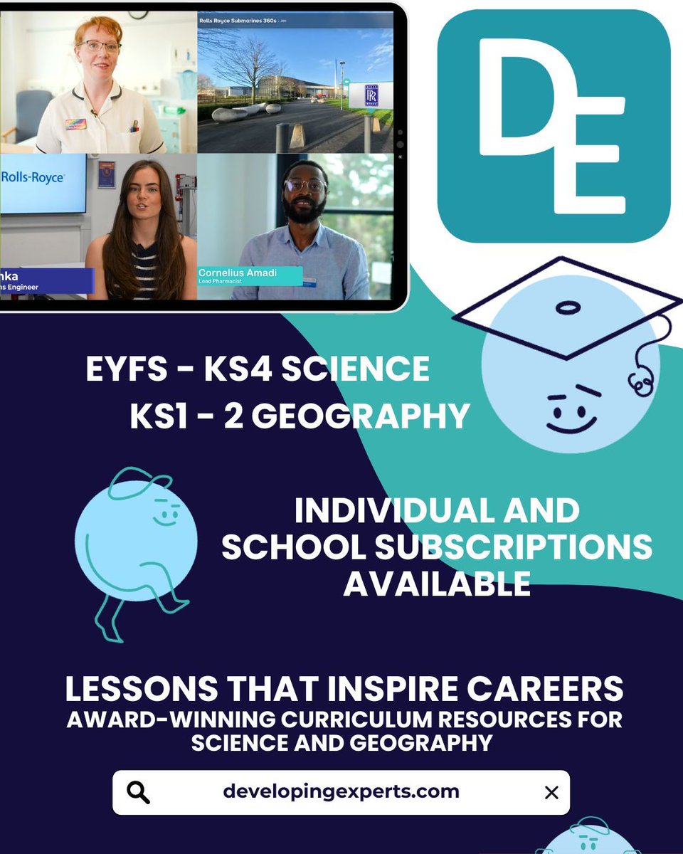 DevelopExperts's tweet image. Did you know you can join Developing Experts as an individual user?
Individual subscriptions start from £60 for the year and give you access to the presentations, films and experts that inspire careers!
Get in touch to discuss signing up!
