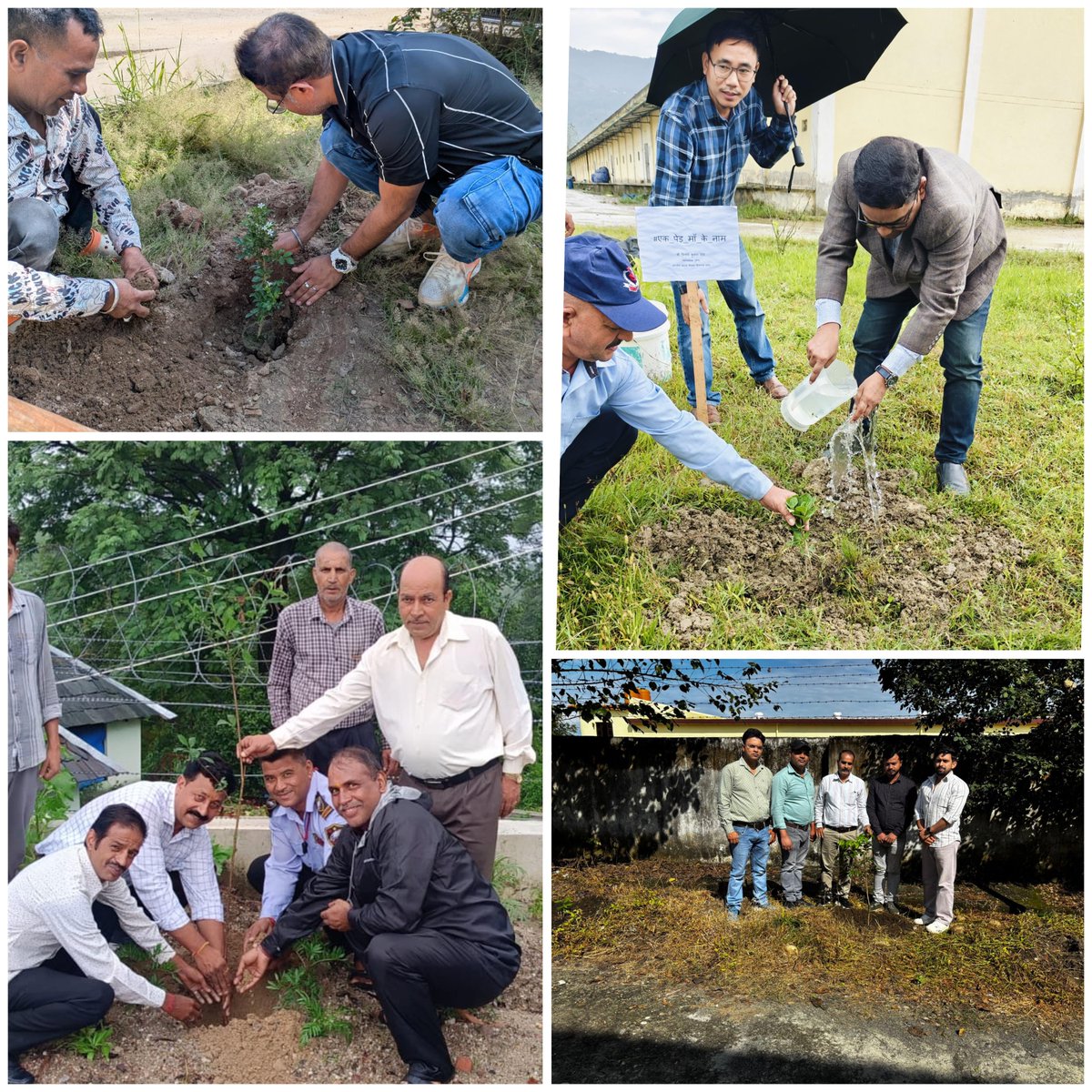 भा.खा.नि. हिमाचल प्रदेश क्षेत्र में राष्ट्रीय पोषण माह 2025 के अंतर्गत दिनांक : 08.10.2025 को 'एक पेड़ माँ के नाम' कार्यक्रम का आयोजन किया गया । इस पहल के तहत  क्षेत्रीय कार्यालय शिमला के अंतर्गत सभी कार्यालयों/डिपो में वृक्षारोपण किए  गए । #PoshanMaah2025 #FCI