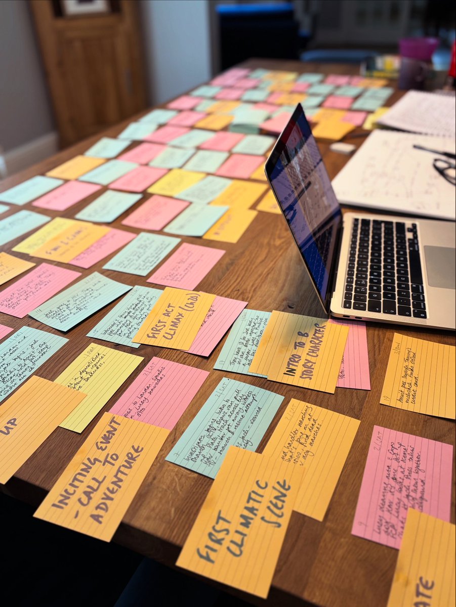 paperclipgirl's tweet image. Ordo ab chao. (Order out of chaos.)
Now all I’ve got to do is rewrite the whole damn thing.
#writingprocess #bookplanning #writingcommunity #authorlife