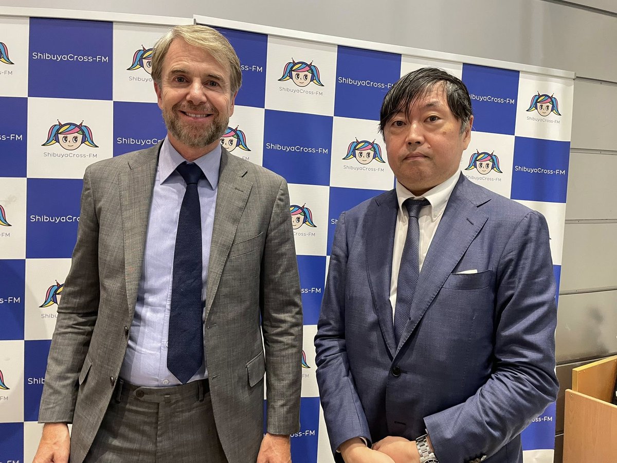 GENTLE_NIGHT_FM's tweet photo. 9月11日生放送 #GENTLENIGHT
#MrJarlFrijsMadsen #駐日Denmark大使
#HisExcellency
#GEN °
是非、放送アーカイブご覧下さい!
⇩
https://t.co/sCTTwaTVDd
#EXPO2025 #EU議長国 #ROYALFAMILY
#Bang& #Olufsen の話題
#孔雀の翼に Vo &Pf・生演奏
珠玉の国の素敵な話題をお送りしました! https://t.co/NwE85An9T2