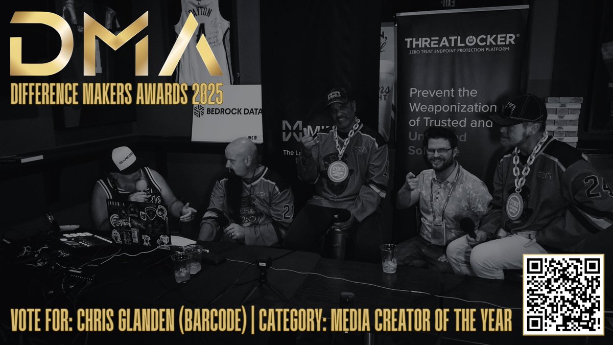 BarCodeSecurity's tweet image. I’m honored to be nominated for a #SANSDMA Award! Today is the FINAL DAY to vote, and I’d truly appreciate your support. THANK YOU. You can vote here: shorturl.at/S7oK7