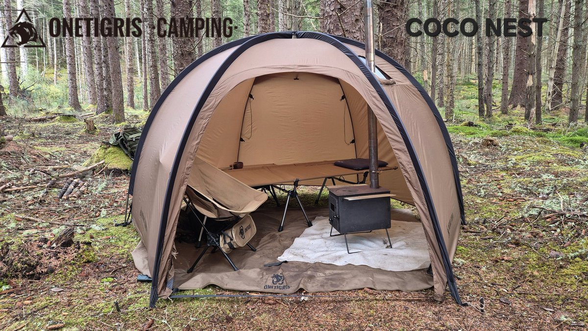 New gear review video on the YouTube channel and in this one I test out the all new <a href="/OneTigris/">OneTigris</a> Coco Nest 4 season hot tent ⛺️ 
youtu.be/PqrLr_gqJsI