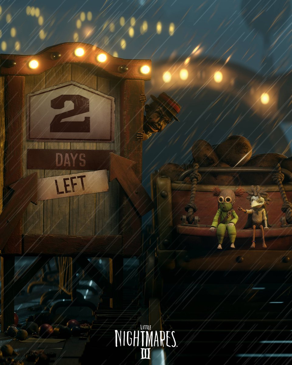 LittleNights's tweet photo. The queuing will stop, but the ride never ends.

Pre-order #LittleNightmares III: https://t.co/nJJX5V0XfY https://t.co/FcAO8XXH9P