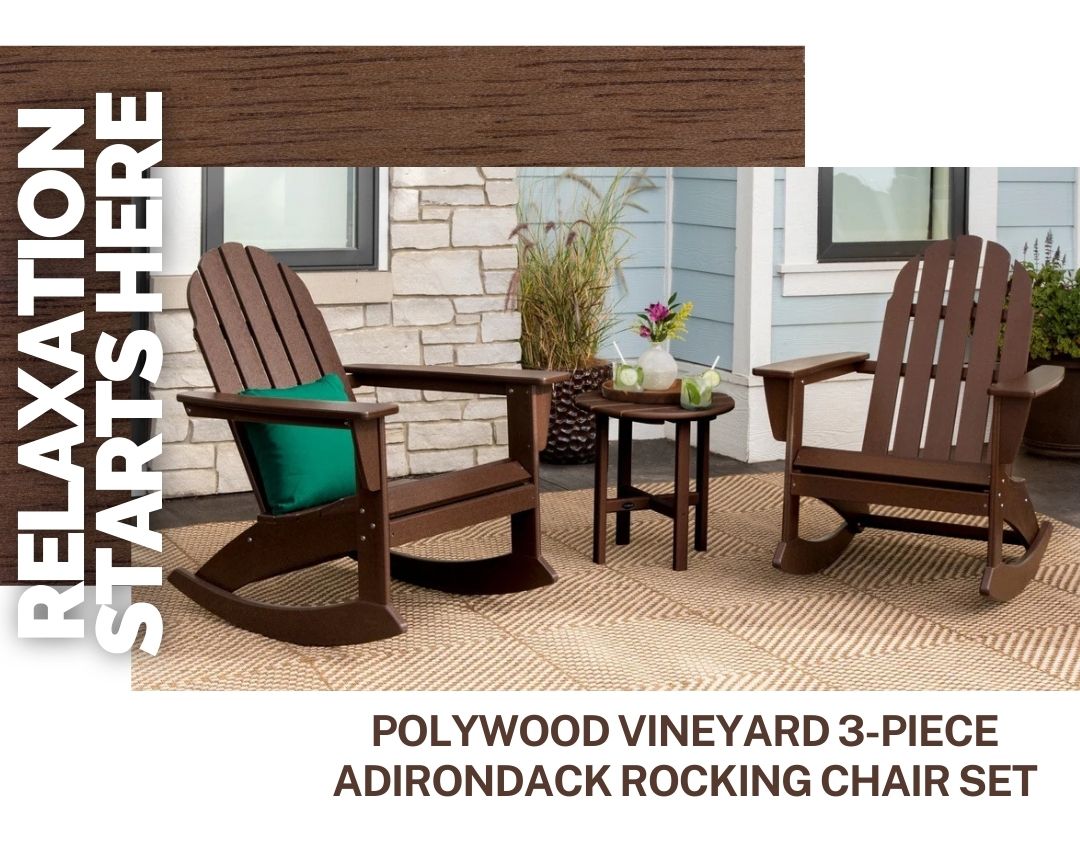 AllBackyardFun's tweet image. ✨ Relaxation starts here! ✨
Unwind in the POLYWOOD® Vineyard Rocking Chair Set—built to last &amp;amp; made for backyard bliss. 🌿🍹

🛒 Shop now at All Backyard Fun: allbackyardfun.com/products/polyw…

#AllBackyardFun #OutdoorLiving #Polywood