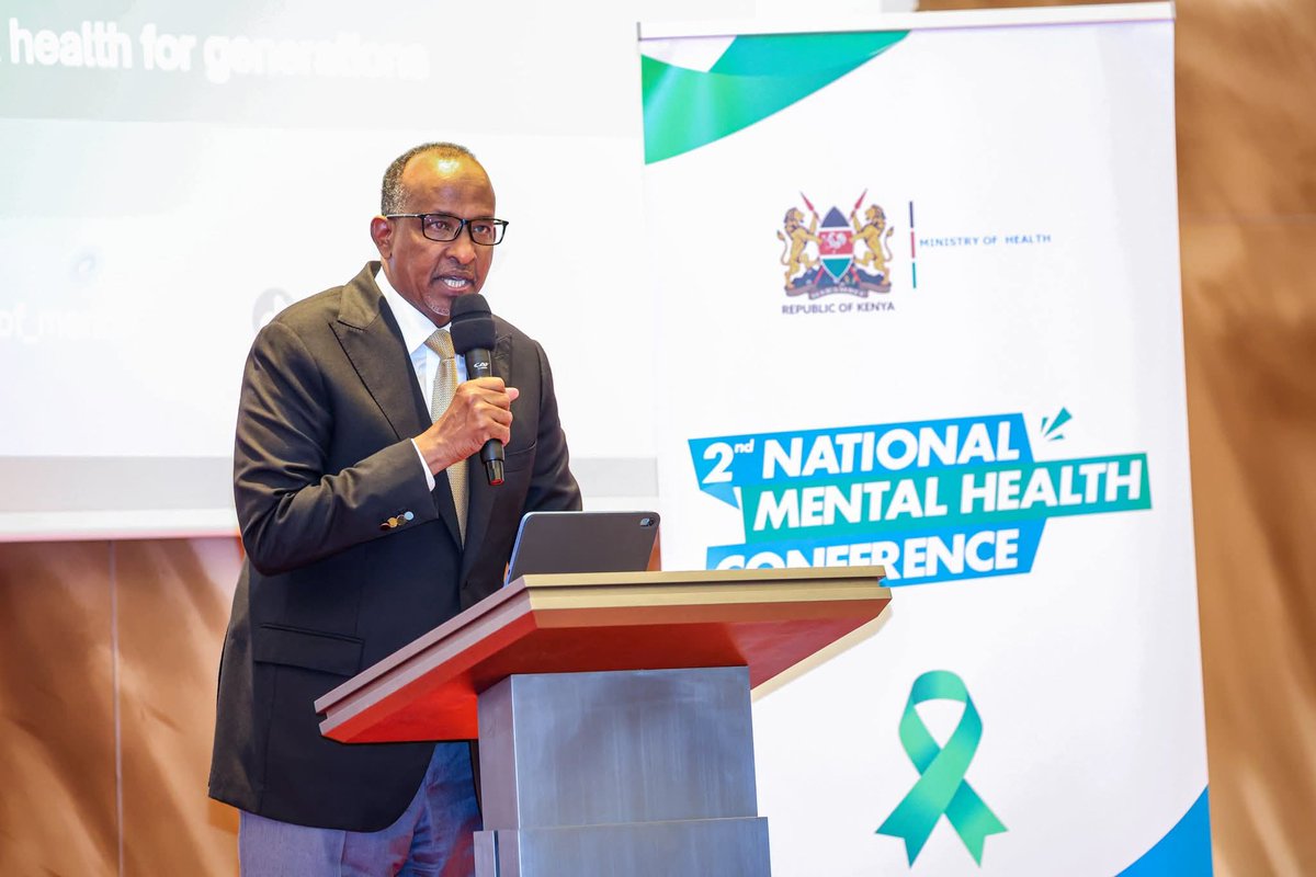 Mathari National Teaching and Referral Hospital is proud to participate in the 2nd National Mental Health Conference 2025, officially opened by Health Cabinet Secretary Hon. Aden Duale at a leading hotel in Nairobi. 

Held under the theme “Securing the Future: A Holistic Approach