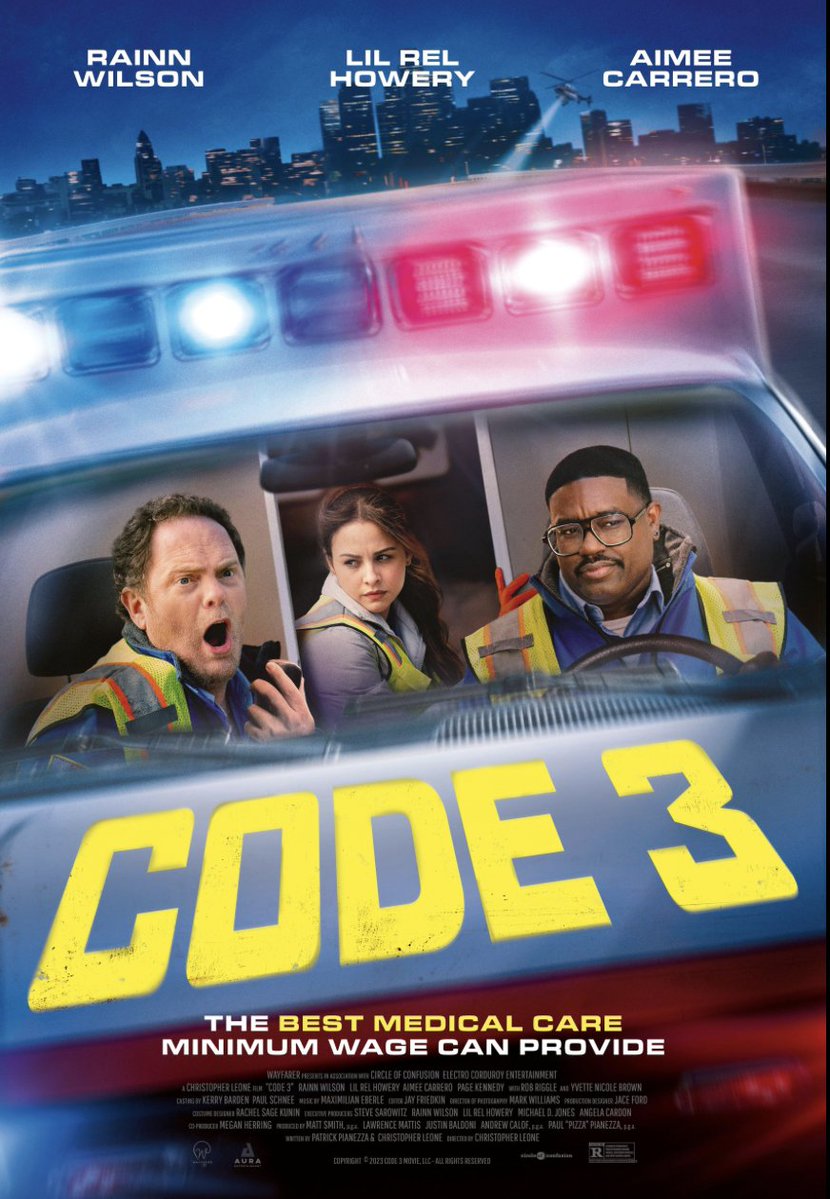 arjntalksmovies's tweet image. Pulls all the right heart strings. Feels like Hollywood has slept on Rainn Wilson&apos;s talent.   #Code3