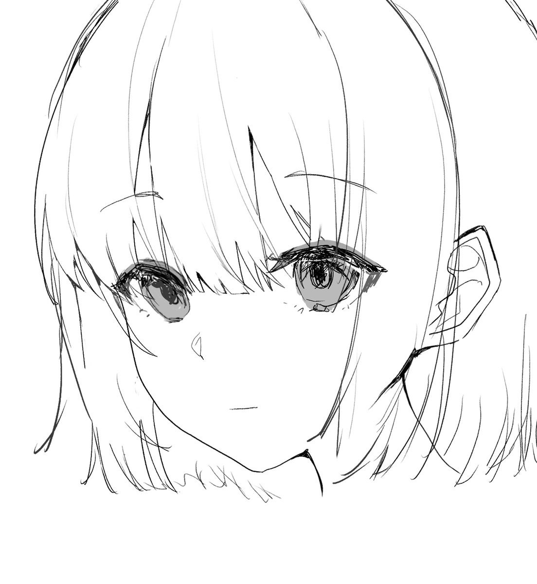 いいフェイスライン #イラスト