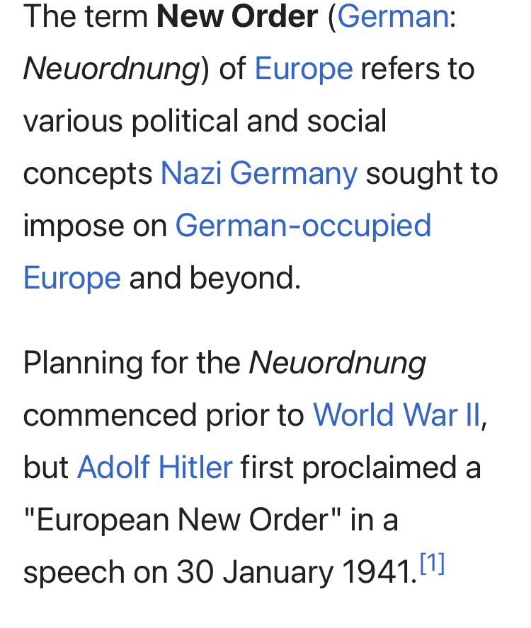 riotgrandma72's tweet image. 🙄🙄🙄🙄🙄🙄🙄🙄🙄
So Robber Jenryck uses the term ‘New Order’ and not a SINGLE media outlet bats an eyelid?

Fuck you Jenryck and all your media enablers. Hope your Jewish wife is proud of you. Repackaging Nazi tropes for the 21st century ignorati
#ToryConference #RobertJenrick