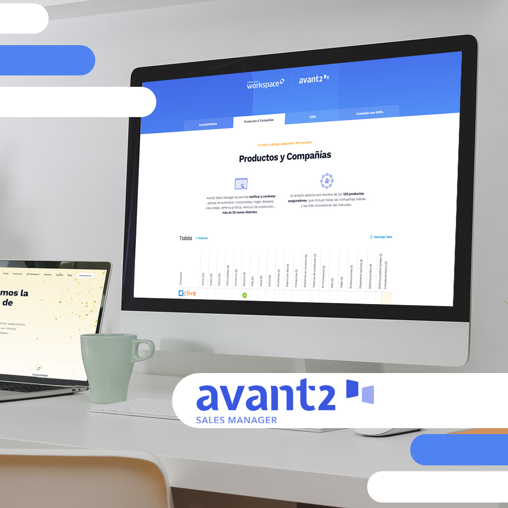 codeoscopic's tweet image. #Avant2SalesManager te ofrece la oportunidad de trabajar con el rango más completo de productos y #compañías
> Más de 120 productos
> Por encima de las 50 compañías
> Más de 20 ramos
🚀 ¡Y seguimos creciendo!
Listado completo > ow.ly/Im5K50W3SxE
#CodeoscopicWorkspace