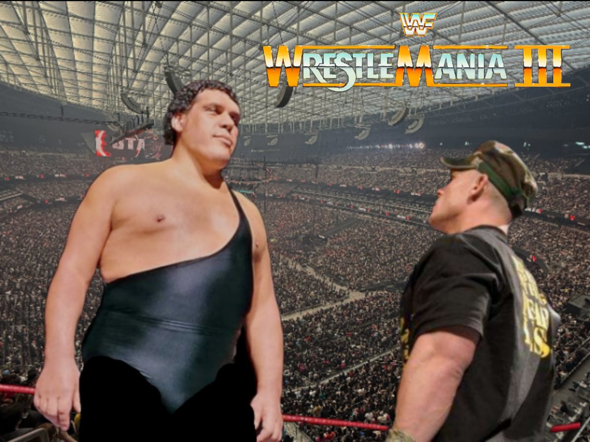 اللي الناس ما يعرفوه .. اندريه مؤدي عظيم .. ولو صارت المباراة هذي في عز كل واحد فيهم و في راسلمينيا راح تكون مباراة مخلَّدة في التاريخ ولحظاتها لا تُنسى