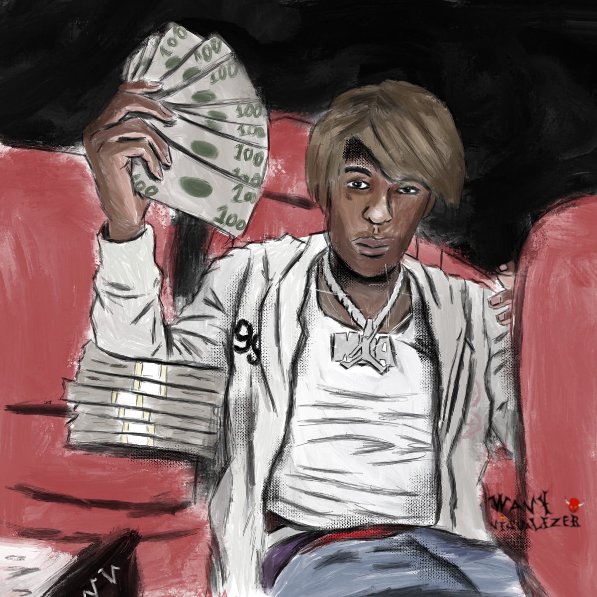 wavyvisualizer's tweet image. NBA Young Boy