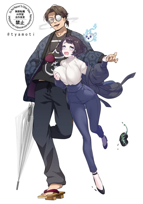 友達が絵が上手すぎて、先に自分が立ち絵を描いた後まるで「最初から合わせ絵でした」って面で描いてくるので面白い。匂わせえぐい。そして絵が上手い…ありがとう… (片方がダチの絵)