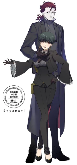 友達が絵が上手すぎて、先に自分が立ち絵を描いた後まるで「最初から合わせ絵でした」って面で描いてくるので面白い。匂わせえぐい。そして絵が上手い…ありがとう… (片方がダチの絵)