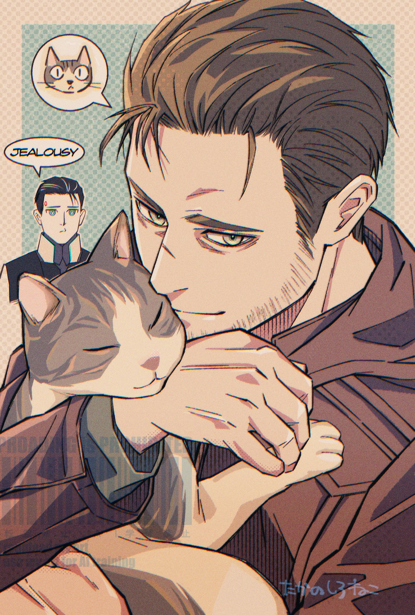 本日中に売れなければ300円❗️手作り額付き作品　「ご主人様はどこ？ニャンコ」 高野しろねこ⭕️新刊通販中 (@sironeko_miiko) / X