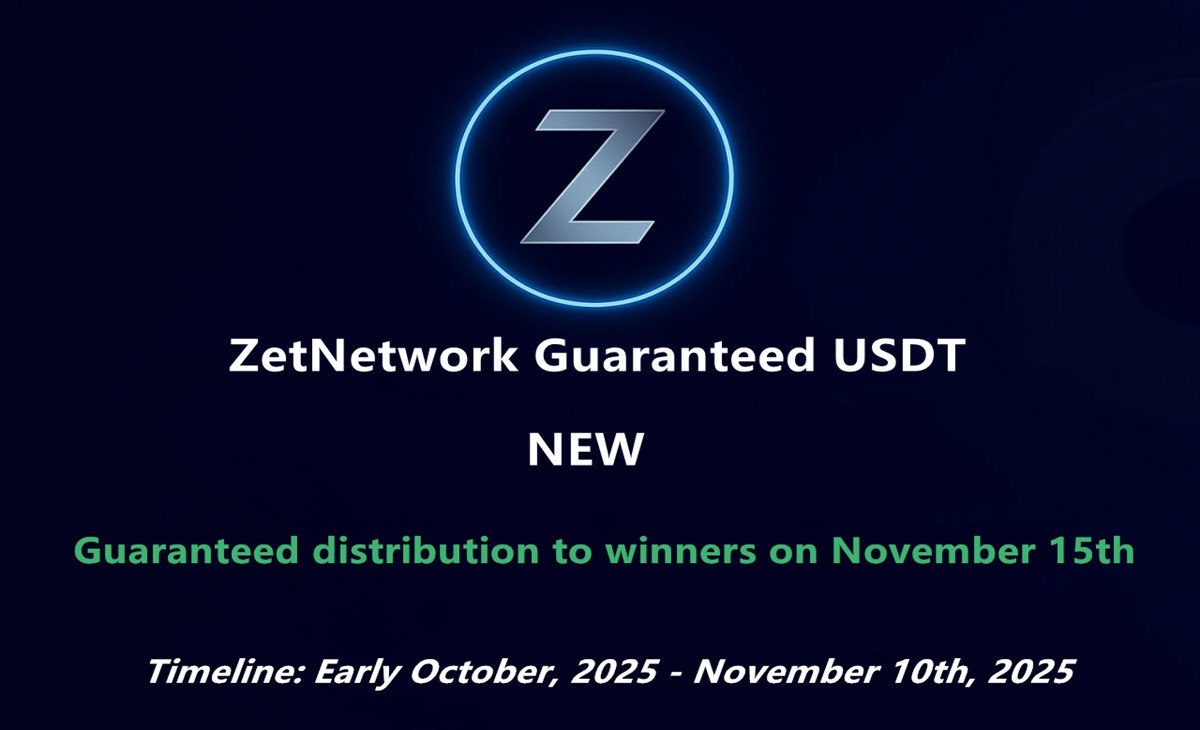 New #airdrop: ZetNetwork (New Official Bot &amp; Guaranteed Airdrop)
Reward: 2 USDT
News: Uniswap, Guaranteed
Distribution date: November 15th

🔗Airdrop Link: t.me/ZetNetworkNewO…

1: Airdrop rewards will distribute winners around November 15th
2: Also The top 50 referrals will