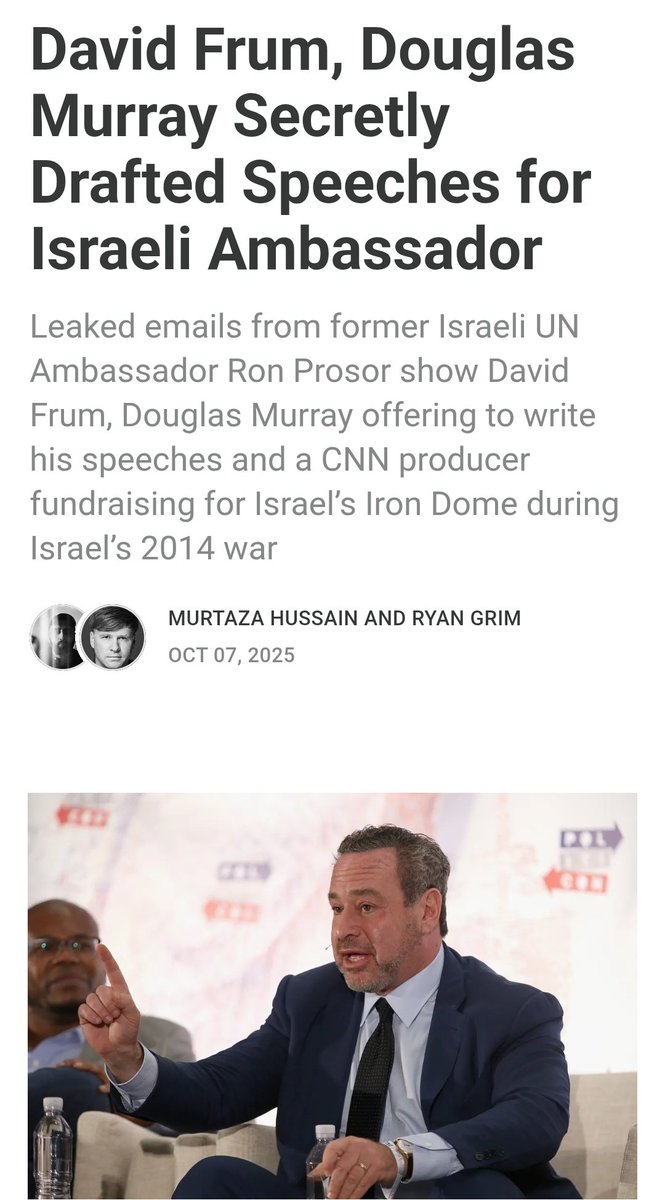 SadiaSy10639266's tweet photo. Yes, @davidfrum, @DouglasKMurray, and @SethAMandel are committing genocidal journalism.Gaza has ripped the veil off the so-called 'objective' journalism when it comes to genocide. @TheAtlantic
#ForeignAgents #Israel #CNN #AtrocityPropaganda #Shameless https://t.co/aDWrKxqhSM