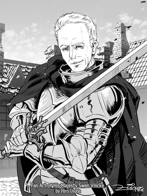Fan Art of His Majesty Swen Vincke of Larian Studios⚔️ 
