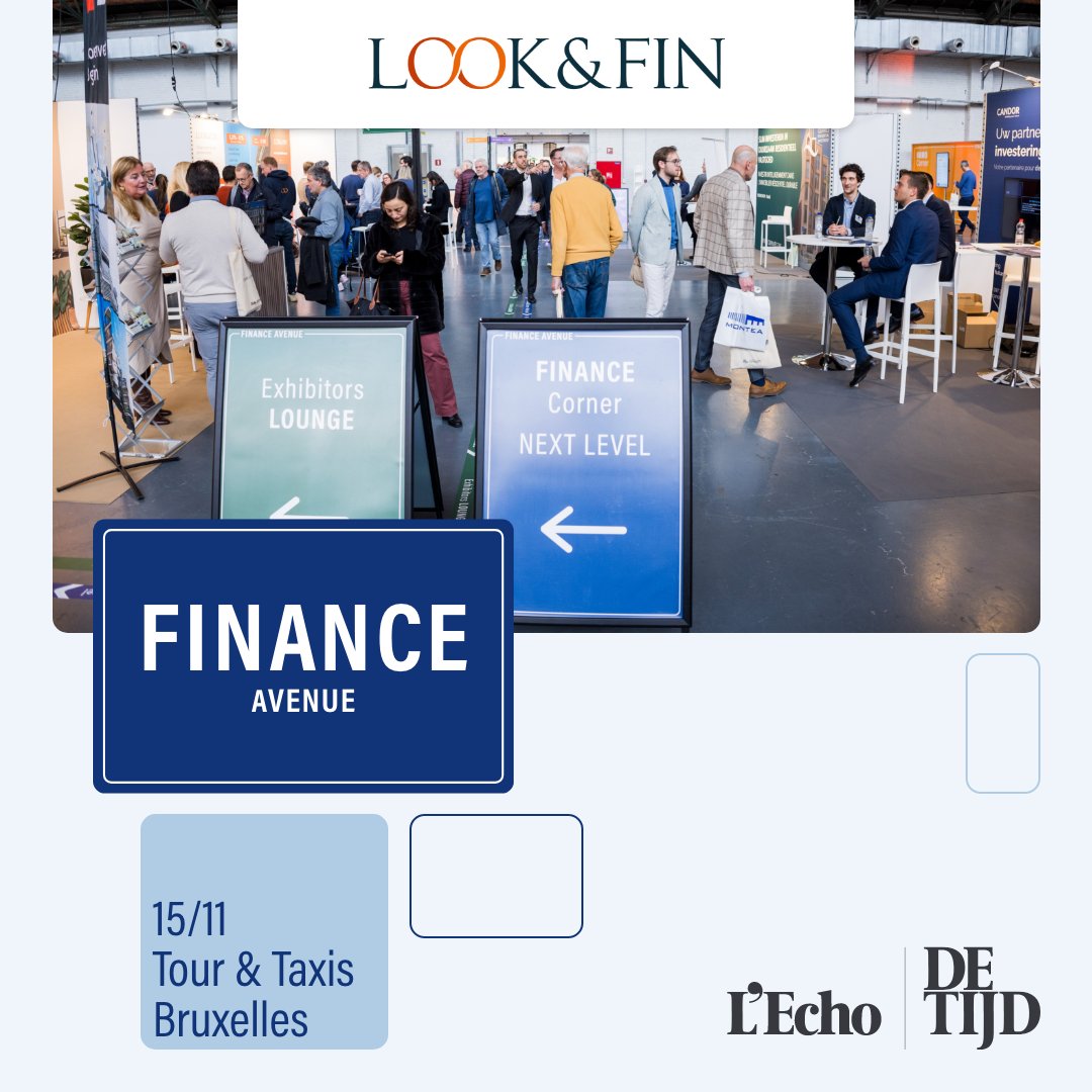 Rejoignez-nous gratuitement à Finance Avenue, le plus grand salon de l’argent de Belgique de L’Echo et L’Investisseur pour les particuliers, le 15 novembre 2025, de 8h30 à 17h00.

#financeavenue <a href="/lecho/">L'Echo</a> @linvestisseur